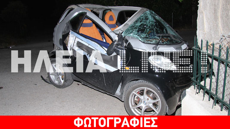 Τραγωδία στη Ζαχάρω: Νεκρός 24χρονος που έπεσε με το αυτοκίνητό του σε μαντρότοιχο